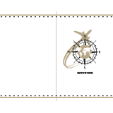 Invitation + enveloppe thème voyage