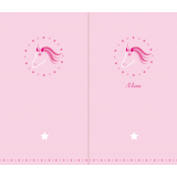 Menu thème licorne