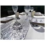 chemin-table-sequin -argent