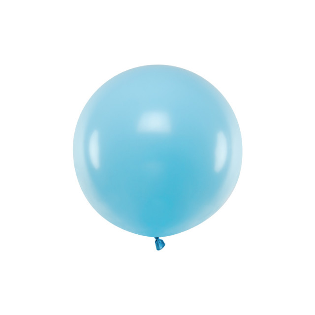 Ballon géant 60cm bleu pastel