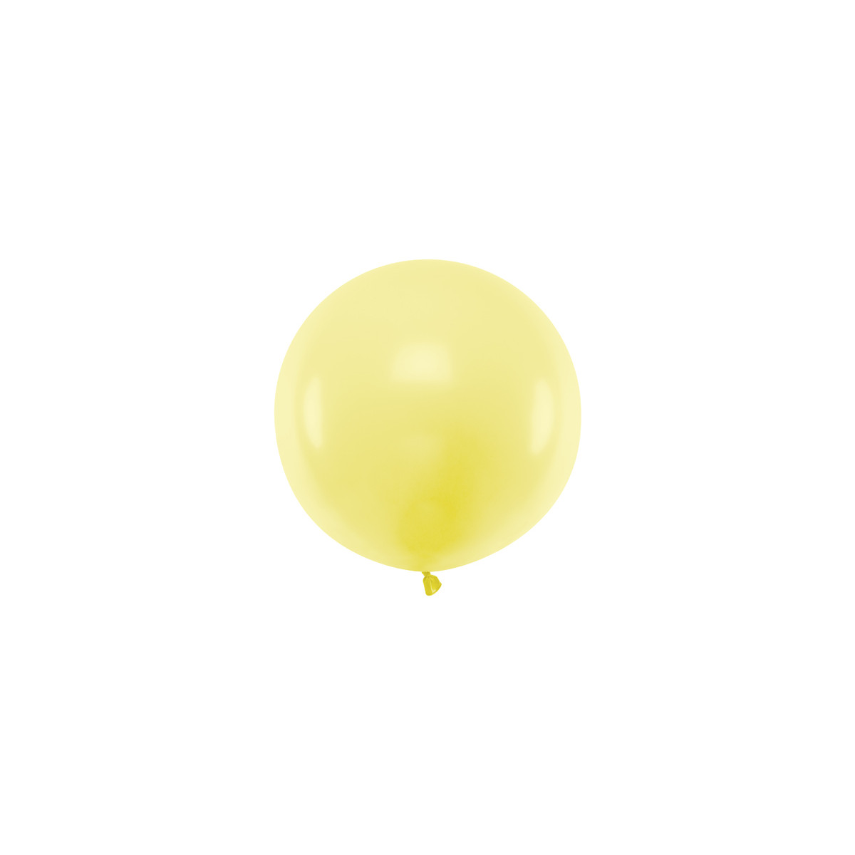 Ballon géant 60cm jaune pastel