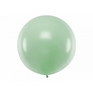 Ballon géant de Baudruche 1 mètre Pistache Pastel