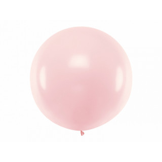 Ballon géant de Baudruche 1m rose pastel