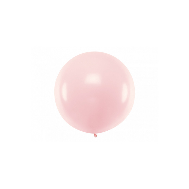 Ballon géant de Baudruche 1m rose pastel