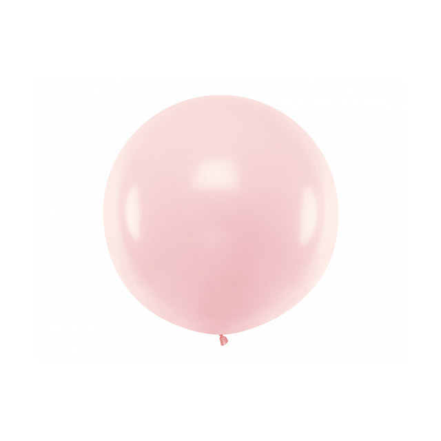 Ballon géant de Baudruche 1m rose pastel