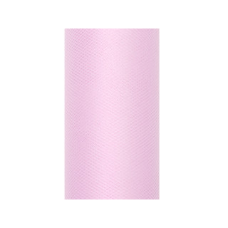 Rouleau Tulle rose clair 9 m x 8 cm