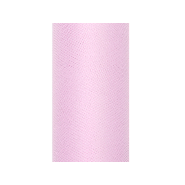 Rouleau Tulle rose clair 9 m x 8 cm