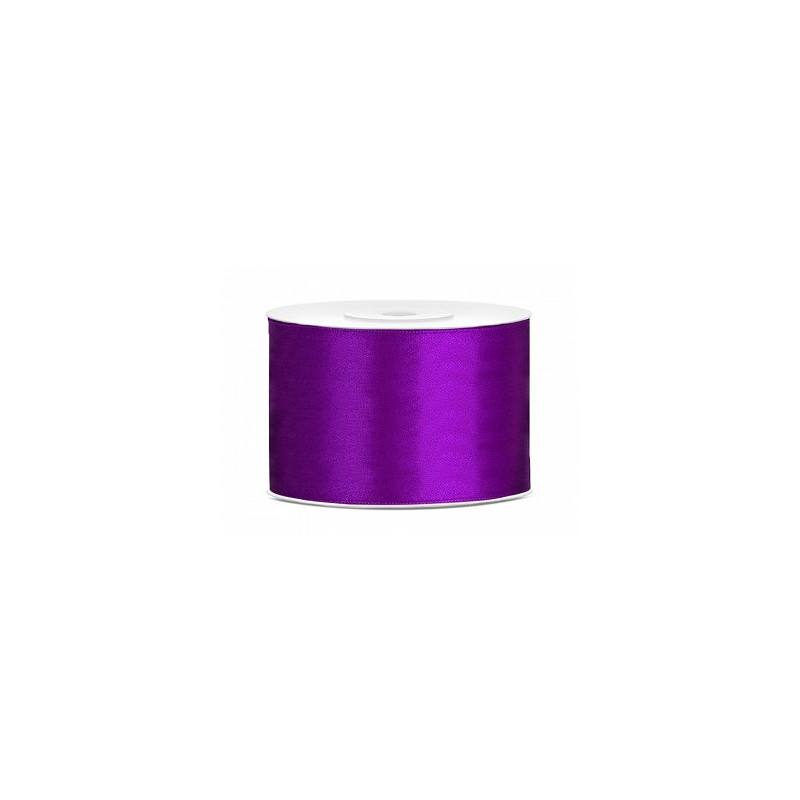 Ruban Satin Violet 5cm - 25m