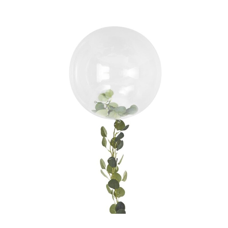 Ballon Geant Transparent Feuillage