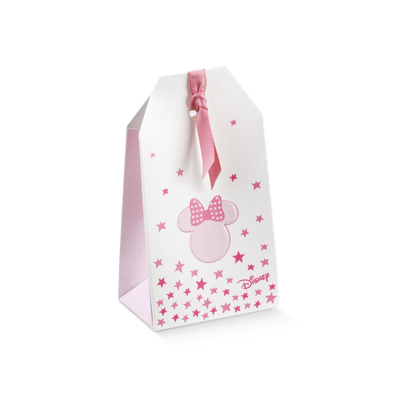 x1 Sachet à dragées Minnie rose