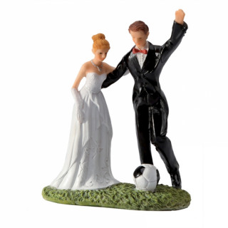 Figurine mariage Football