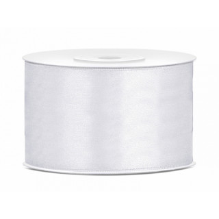 Ruban en satin Blanc 3.8cm x 25m