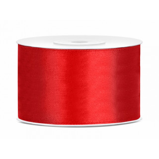 Ruban en satin Rouge 3.8cm x 25m