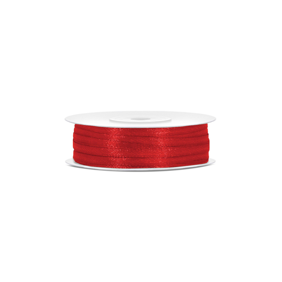 Ruban Satin Rouge 3mm - 50m