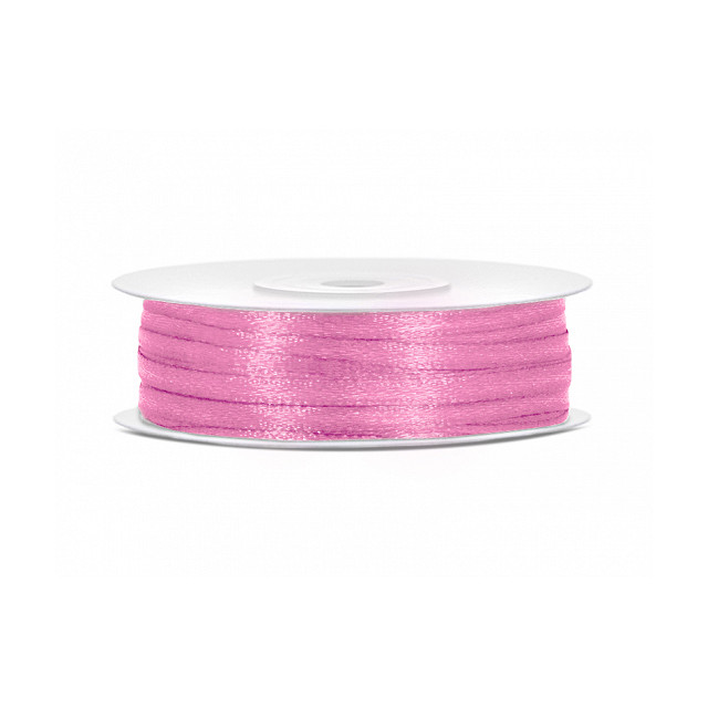 Ruban Satin Rose 3mm - 50m