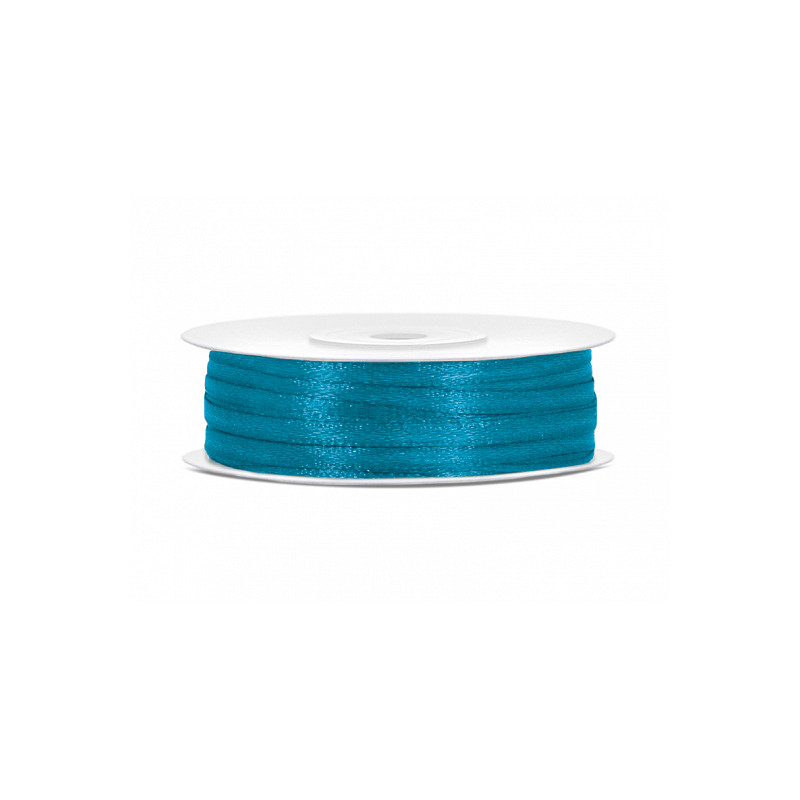 Ruban Satin Turquoise 3mm - 50m