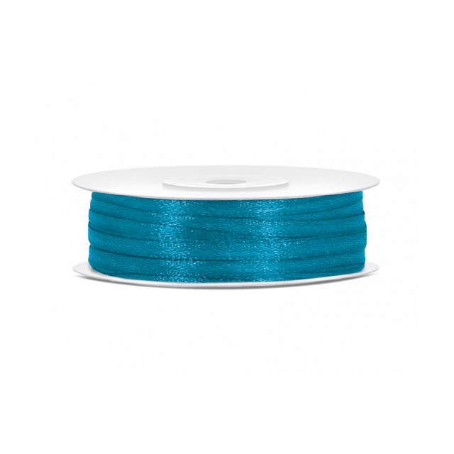 Ruban Satin Turquoise 3mm - 50m