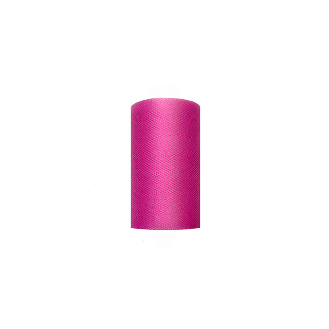 Rouleau Tulle fuchsia 20 m x 8 cm