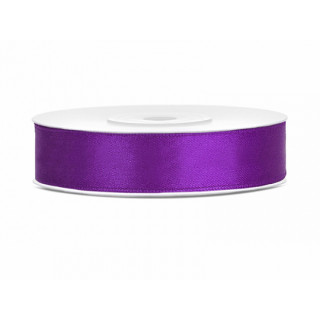 Ruban Satin violet 12mm - 25m