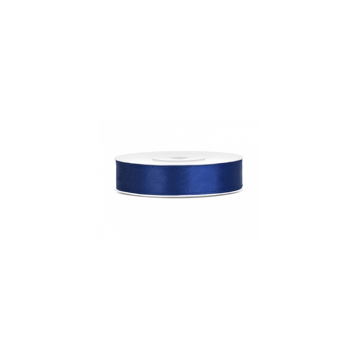 Ruban Satin bleu marine 12mm - 25m