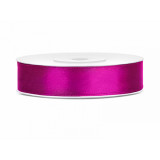 Ruban Satin fushia 12mm - 25m