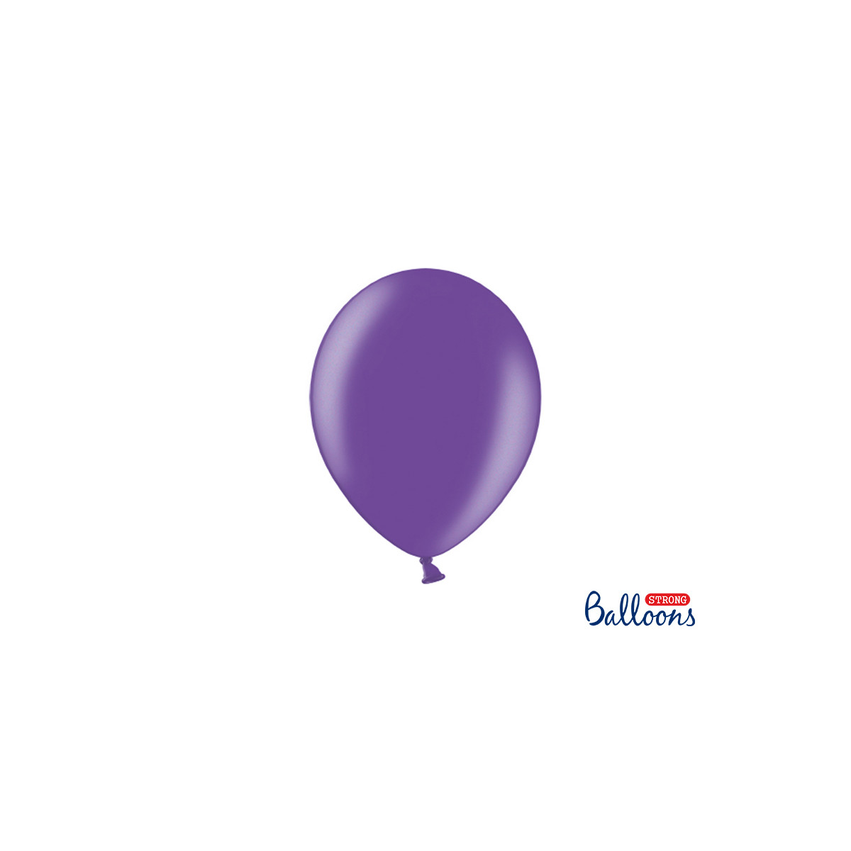 x10 Ballons metallic violet