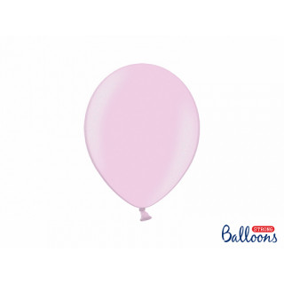 x10 Ballons metallic rose