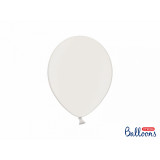 x10 Ballons metallic blanc