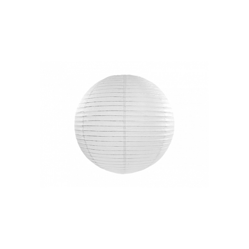 Lanterne Papier 35 cm - blanc x1