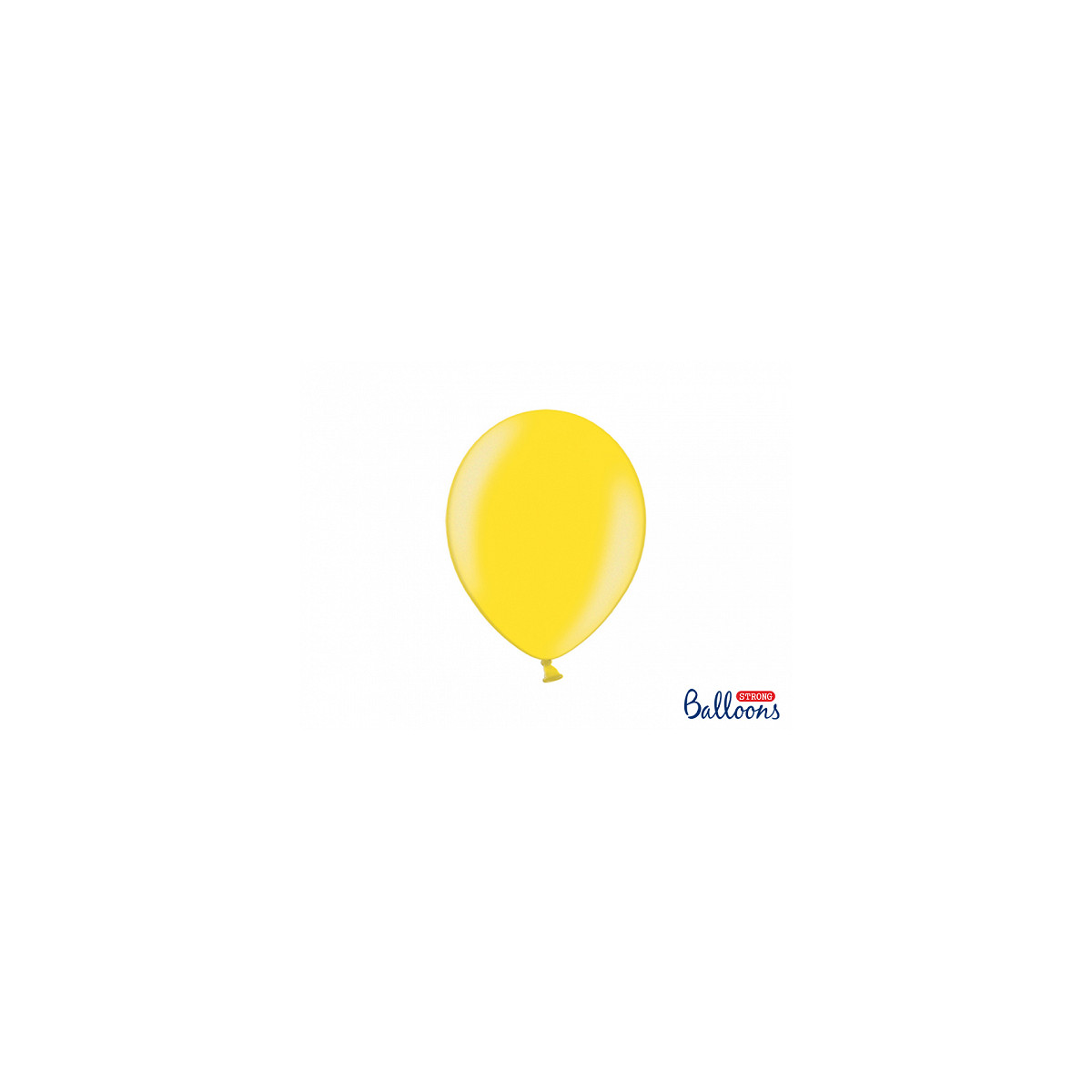 x10 Ballons metallic jaune