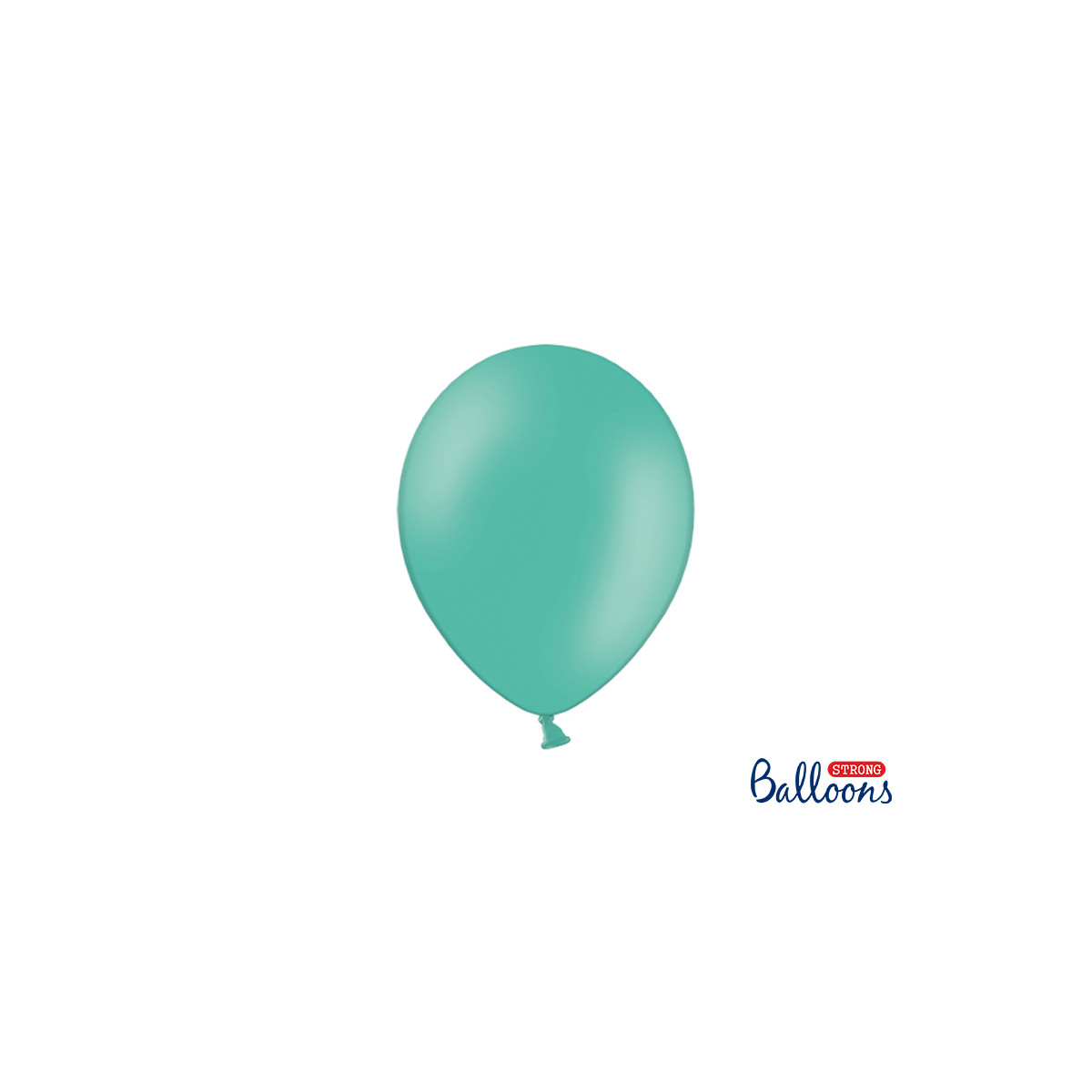 x10 Ballons pastel bleu vert