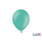 x10 Ballons pastel bleu vert