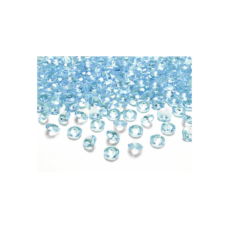 Diamant turquoise 100 pcs