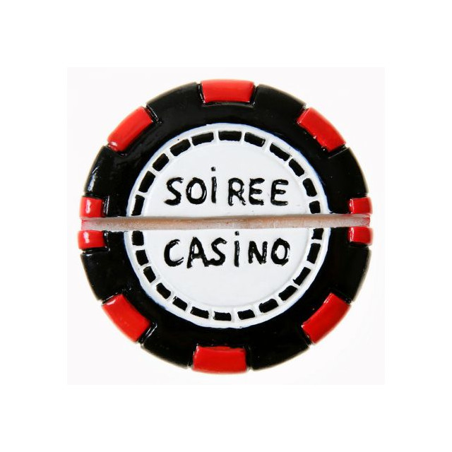 Marque place casino noir et rouge