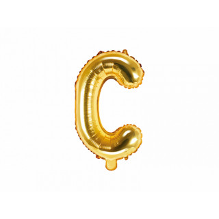 Ballon lettre C or