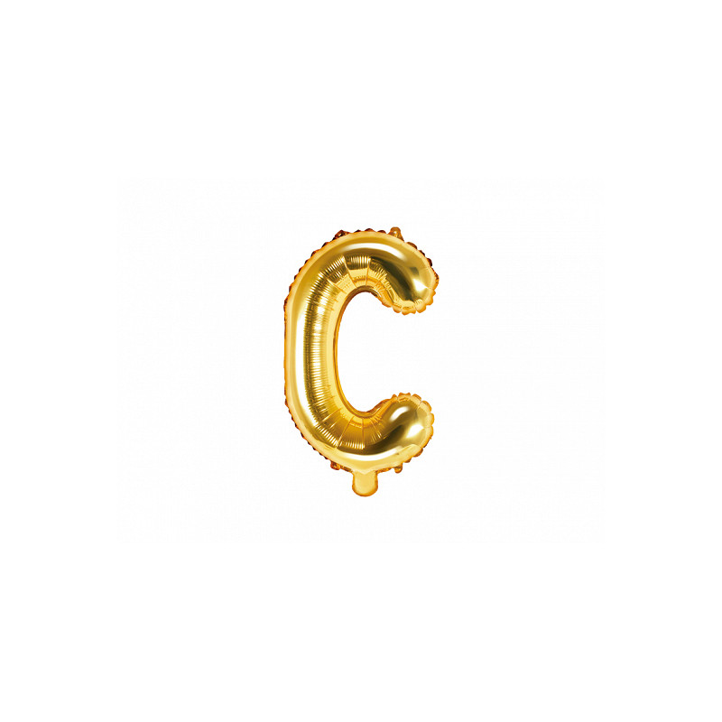Ballon lettre C or