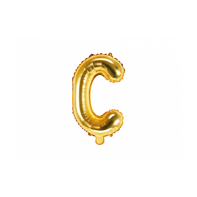 Ballon lettre C or