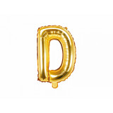 Ballon lettre D or