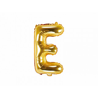Ballon lettre E or