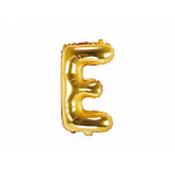 Ballon lettre E or