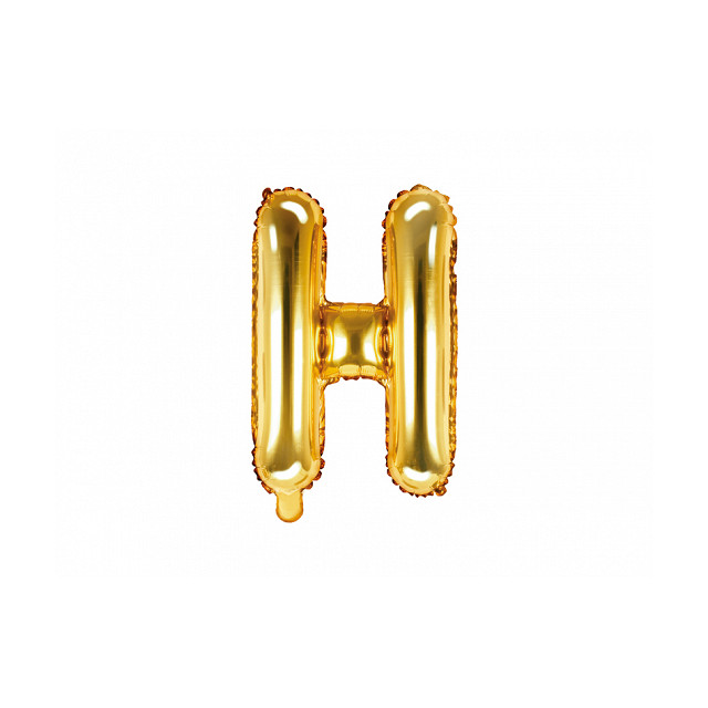 Ballon lettre H or