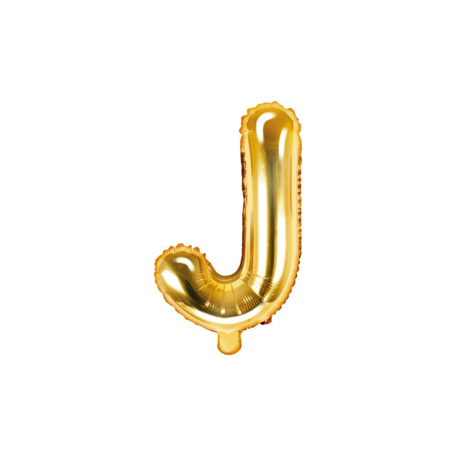 Ballon lettre J or