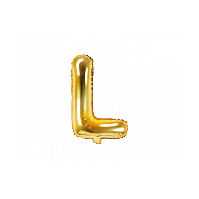 Ballon lettre L or