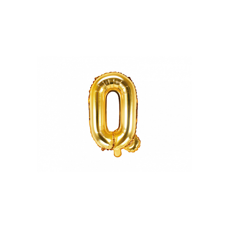 Ballon lettre Q or