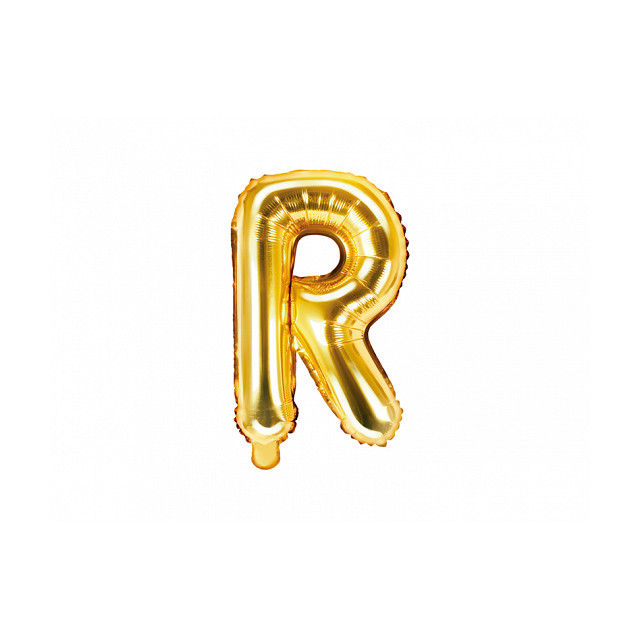 Ballon lettre R or