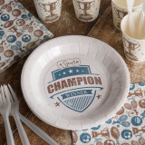 Assiette sport vintage