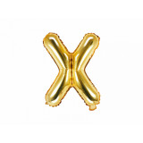 Ballon lettre X or