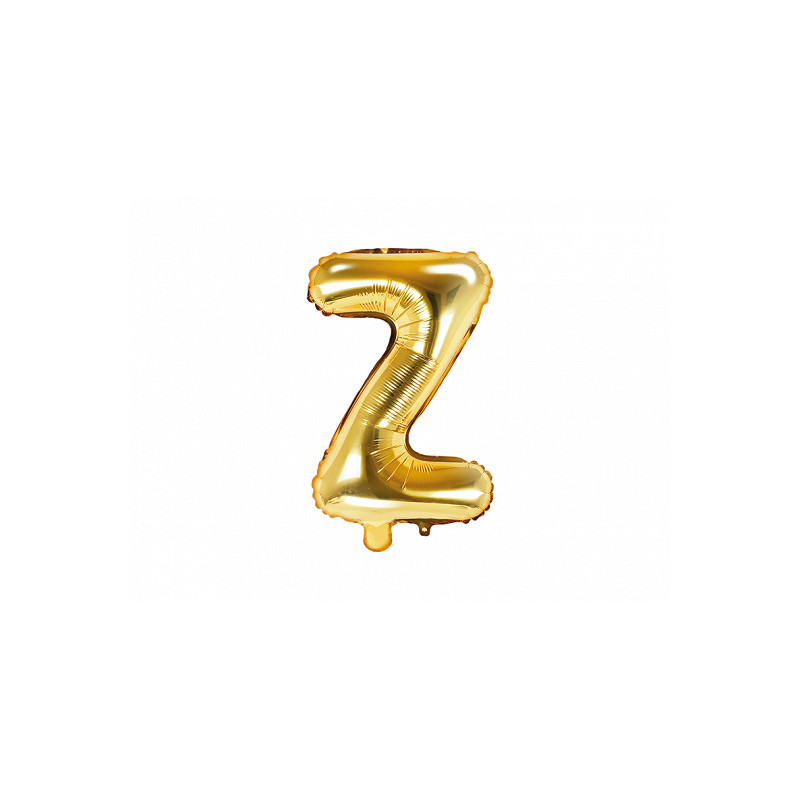 Ballon lettre Z or