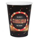 Gobelet Cinéma noir et rouge