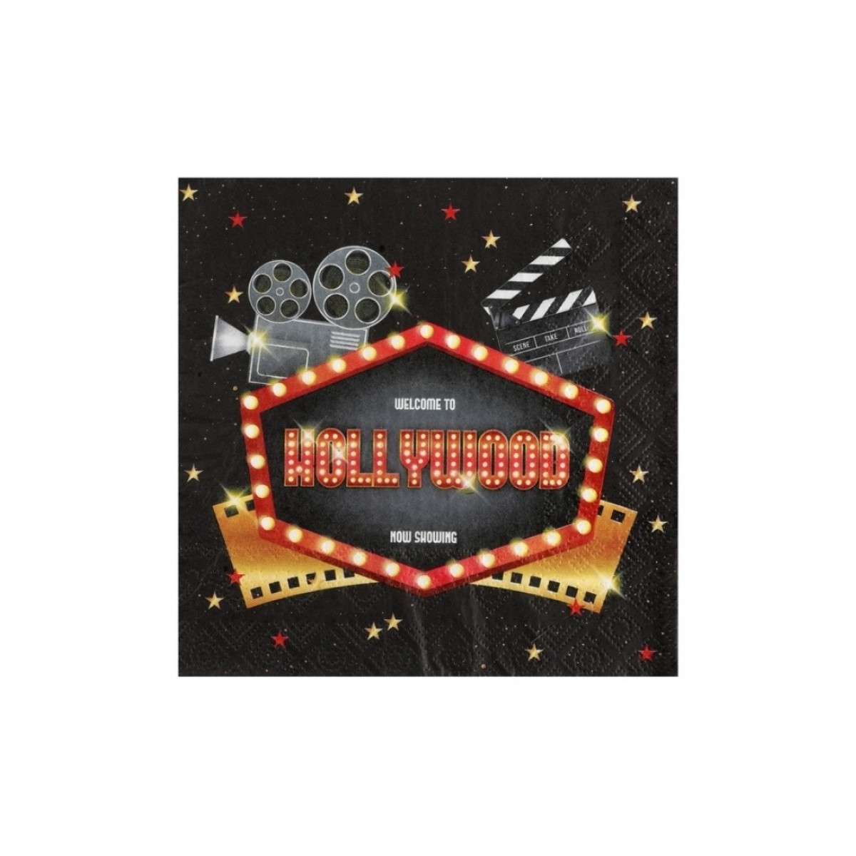 Serviette cinéma Hollywood